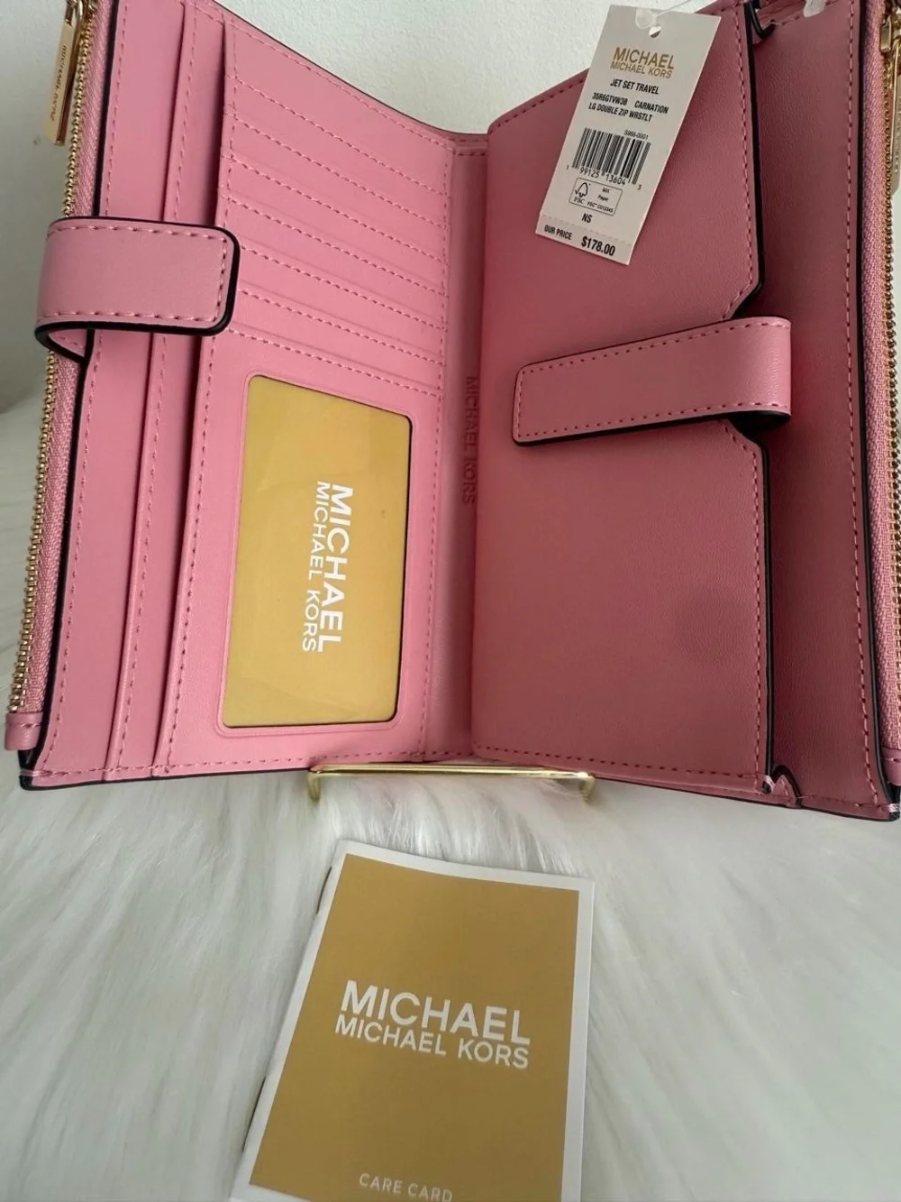 NWT Michael kors pink ombré wristle